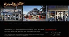 Desktop Screenshot of cairnscitytattoo.com